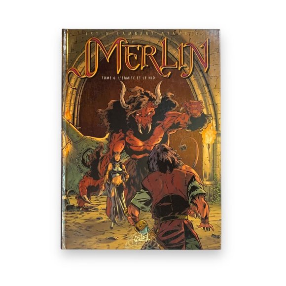 Merlin Bundle: T1 - La Colère d'Ahès, T6 - L'Ermite et le Nid - Hardcover - Picture 5 of 7